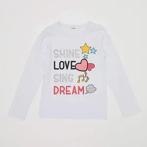 تی شرت آستین بلند دخترانه دفکتو مدل 010