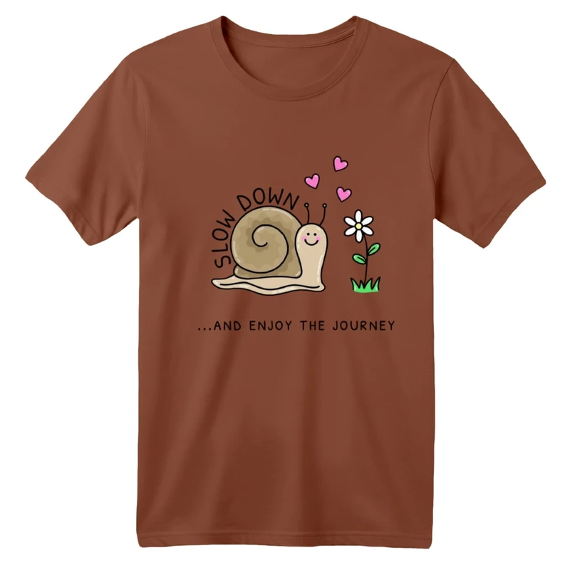 تی شرت آستین کوتاه بچگانه مدل حلزون کد 3