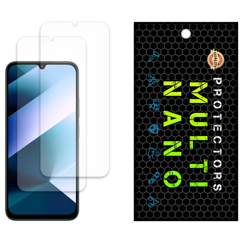 محافظ صفحه نمایش آنتی رفلکس مولتی نانو مدل X-S2M مناسب برای گوشی موبایل شیائومی Poco C85 بسته دو عددی