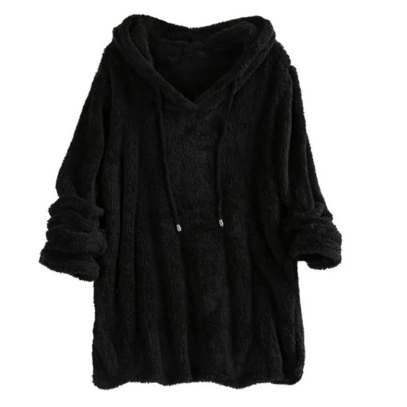 عکس شماره 5 : هودی زنانه مدل تدی بلند _z