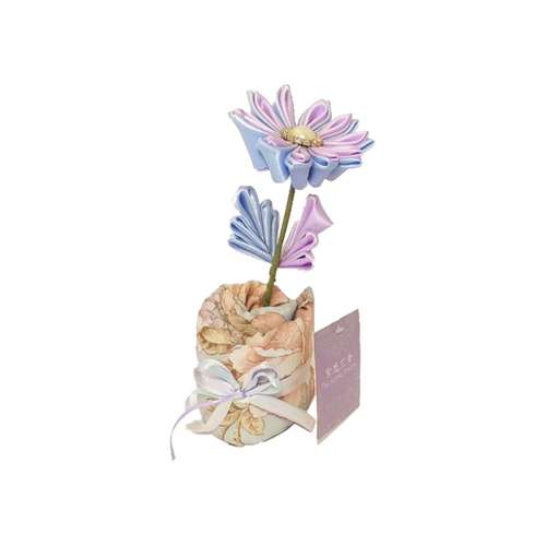 گلدان به همراه گل مصنوعی کد 1173-Purple