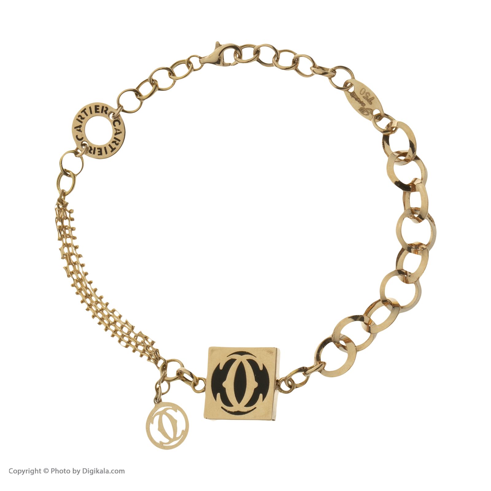 دستبند طلا 18 عیار زنانه مایا ماهک مدل MB1161 -  - 3