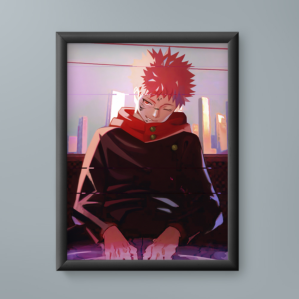 تابلو مدل یوجی ایتادوری جوجوتسو کایسن yuji itadori Jujutsu Kaisen 05