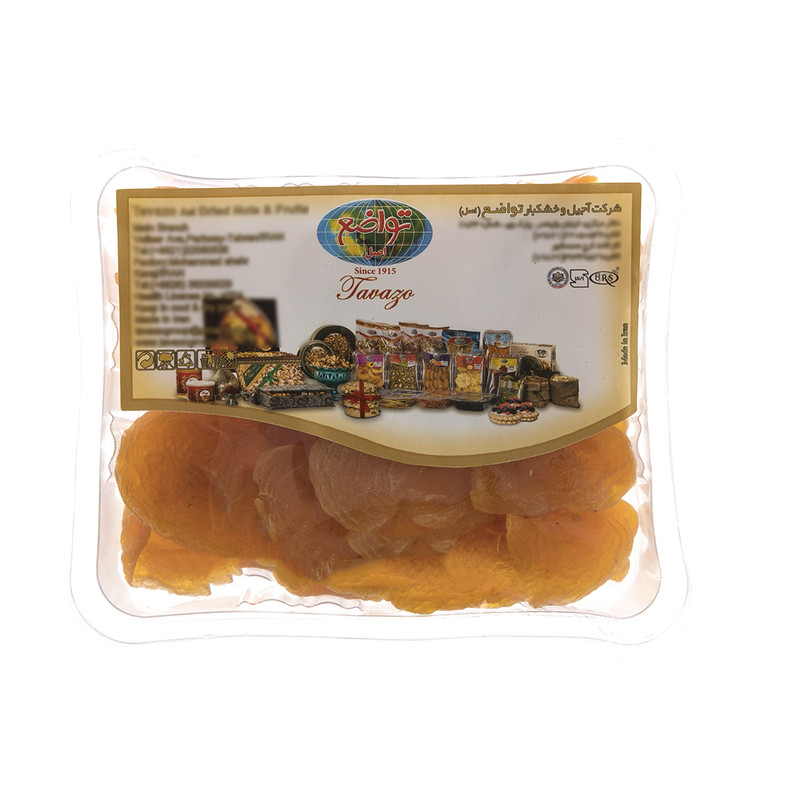 برگه زرد آلو تواضع مقدار 250 گرم