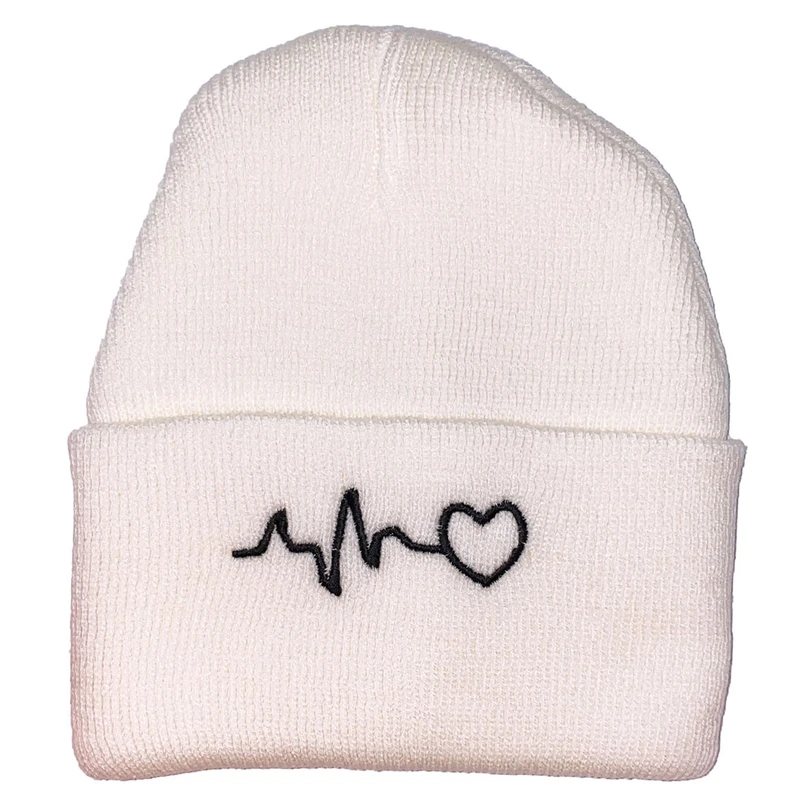 کلاه بافتنی طرح ضربان قلب کد 15