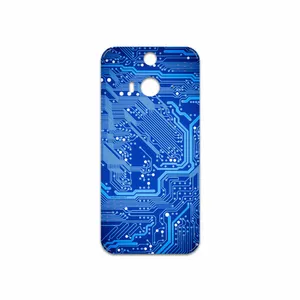 MAHOOT Blue Printed Circuit Board Cover Sticker for HTC Butterfly 2