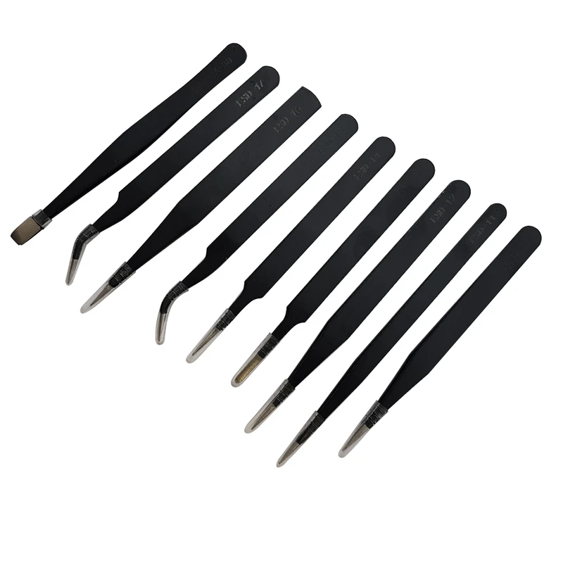 انبر پنس ای اس دی مدل E-654 مجموعه 9 عددی