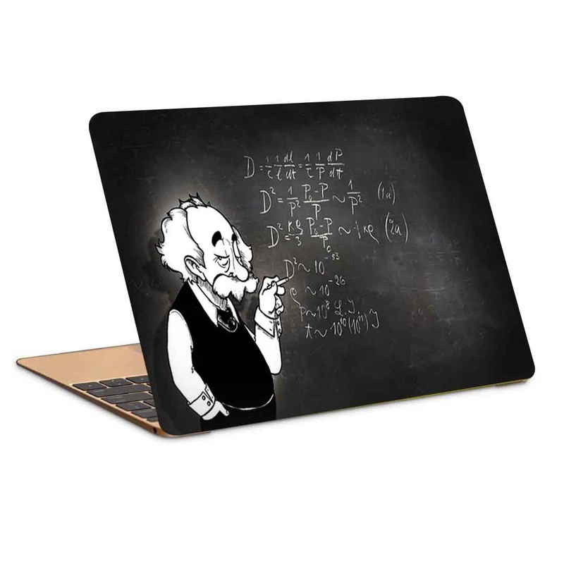 استیکر لپ تاپ طرح albert einstein کد c-45مناسب برای لپ تاپ 15.6 اینچ