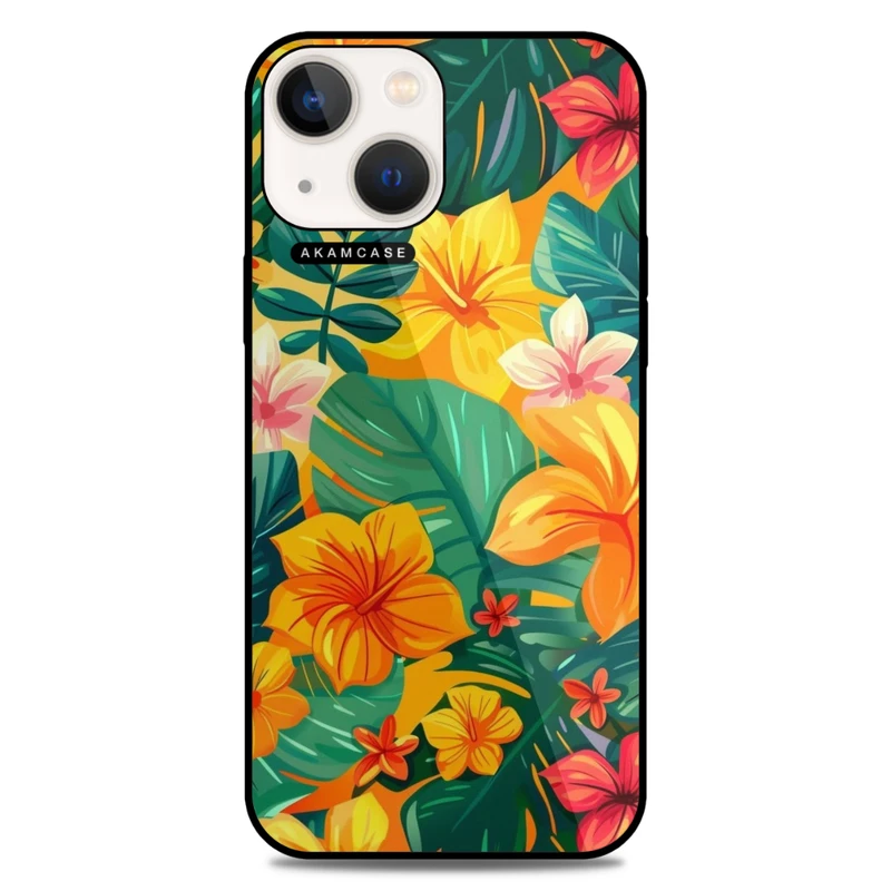 کاور آکام مدل AMC-WA13-FLOWERS-28 مناسب برای گوشی موبایل اپل iPhone 13