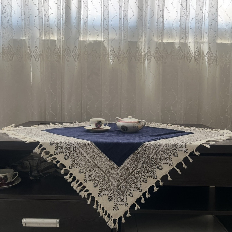 ست رومیزی ۳ تکه مدل مخمل نگار 