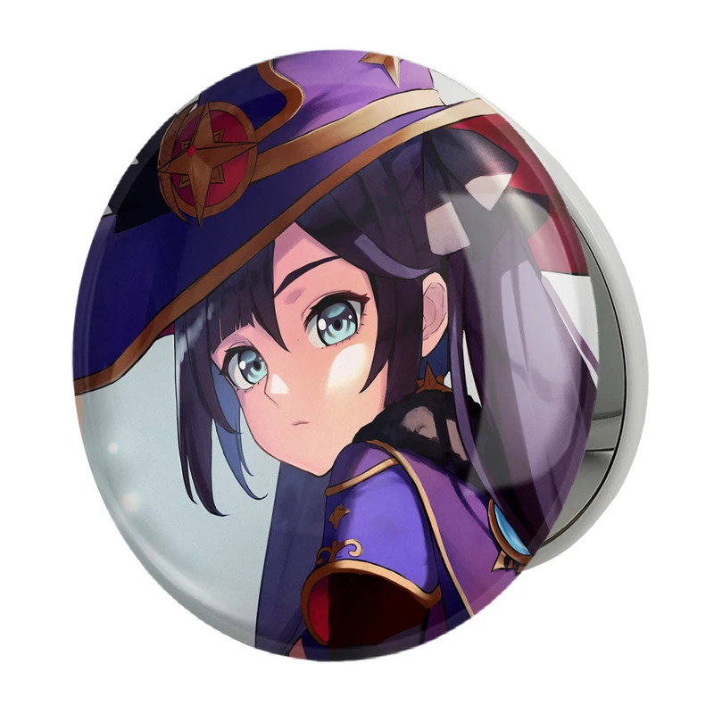 آینه جیبی خندالو طرح بازی گنشین ایمپکت Genshin Impact مدل تاشو کد 24616 