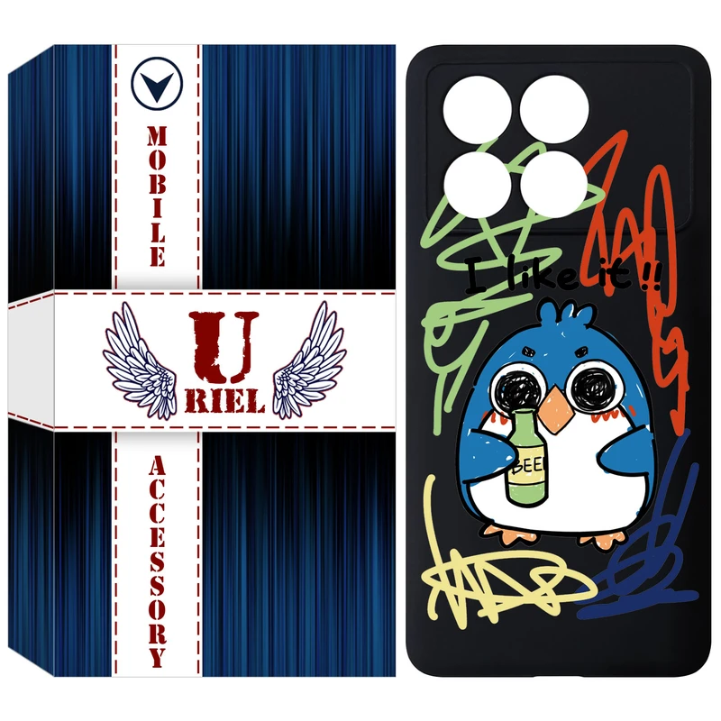 کاور یوریل مدل KSH کد 23 طرح جوجه ی نقاش مناسب برای گوشی موبایل شیائومی Poco X6 Pro