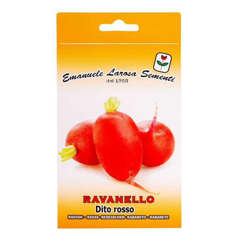 بذر تربچه انگشتی قرمز ایتالیایی امانوئل لاروزا سمنتی مدل TOA-600