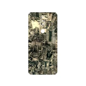 MAHOOT Collage of Skyscraper Cover Sticker for Nokia 2.4