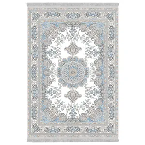 فرش پارچه‌ای دفه مدل فرشینه هازان مخمل طرح فانتزی کد 3044