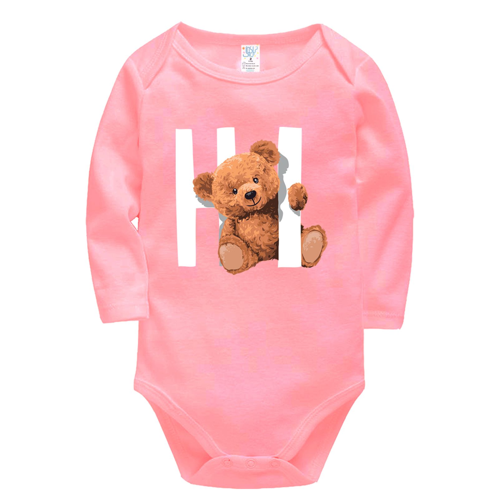 بادی آستین بلند نوزادی نیل کوک مدل Winter Teddy مجموعه 5 عددی -  - 4