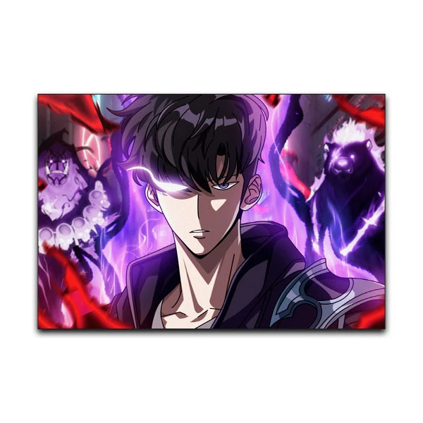 تابلو شاسی گوفی مدل سونگ جین انیمه سولو لولینگ طرح Jinwoo Solo Leveling Anime کد RD84