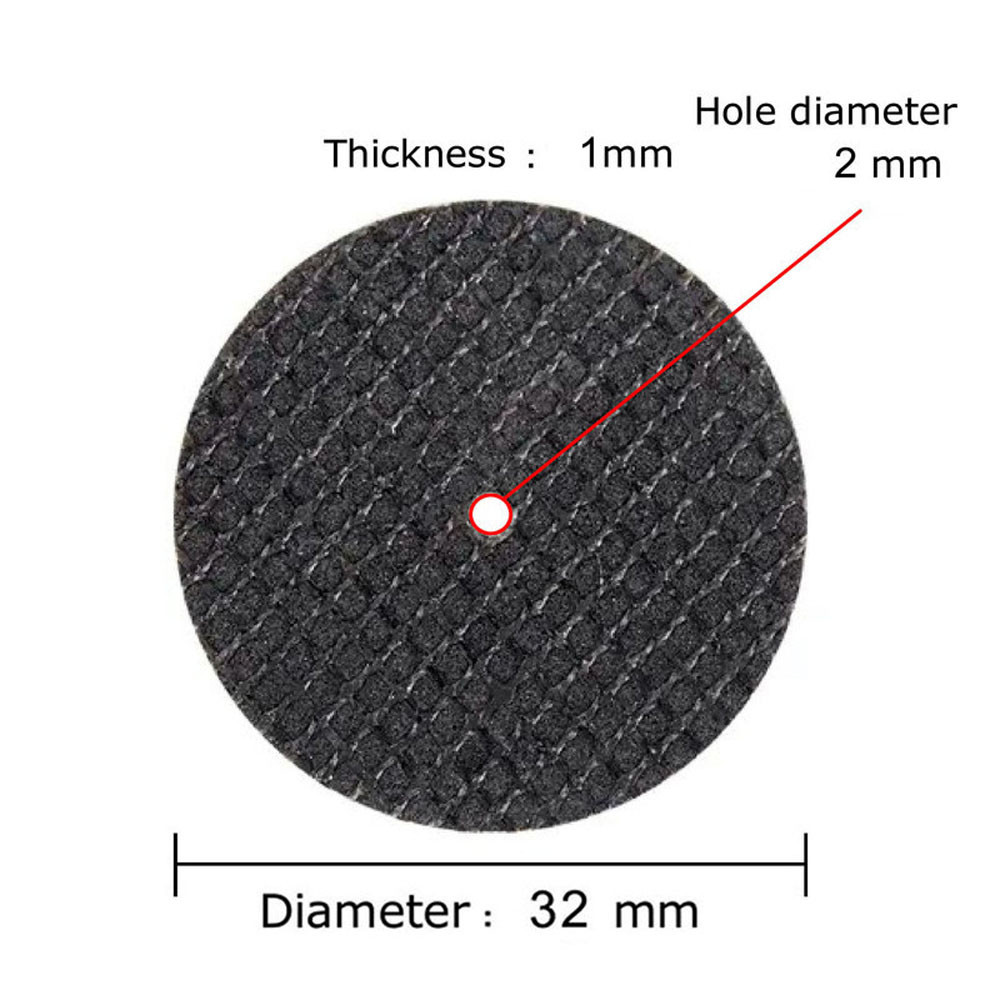 صفحه برش مینیاتوری  مدل 32mm کد 32R007 مجموعه هفت عددی