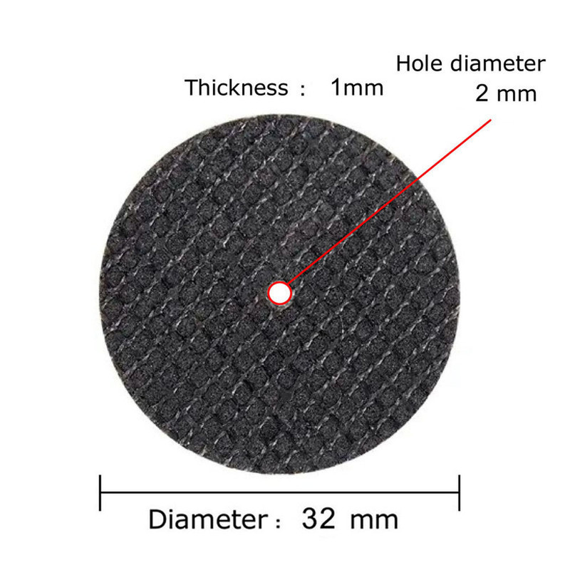 صفحه برش مینیاتوری  مدل 32mm کد 32R010 مجموعه ده عددی