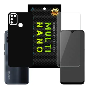 MULTI NANO X-F1M-S Cover Sticker For infinix Hot 11 Play with Screen Protector