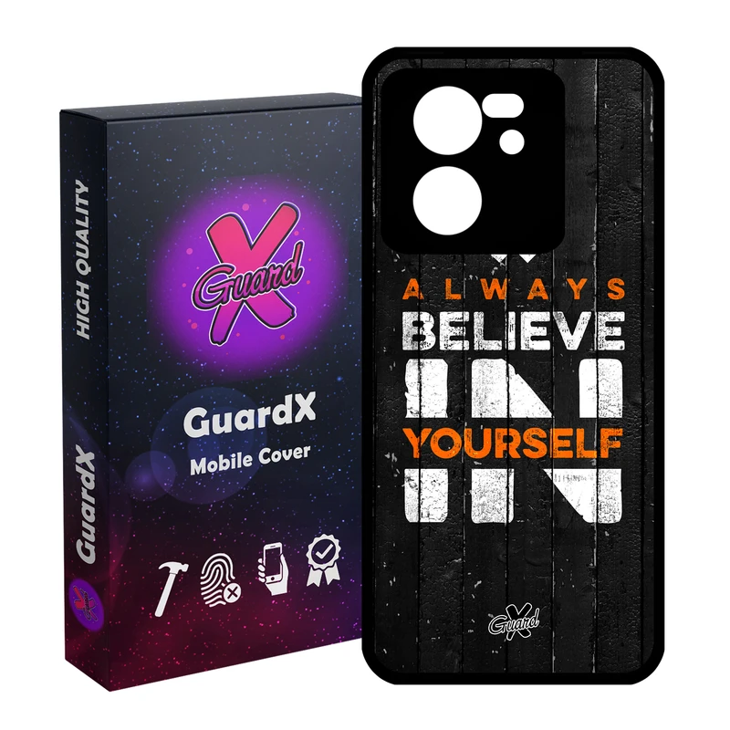 کاور گارد ایکس طرح Text مدل Glass10167 مناسب برای گوشی موبایل شیائومی 13T/13T Pro/Redmi K60 Ultra