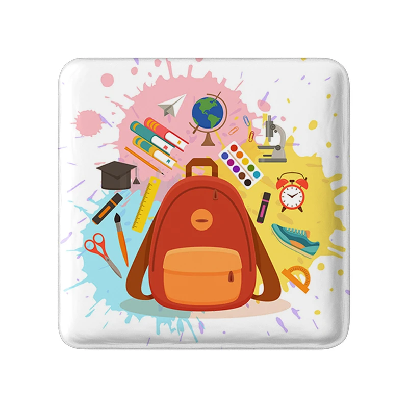 پیکسل خندالو طرح بازگشت به مدرسه مدل مربعی کد 30048