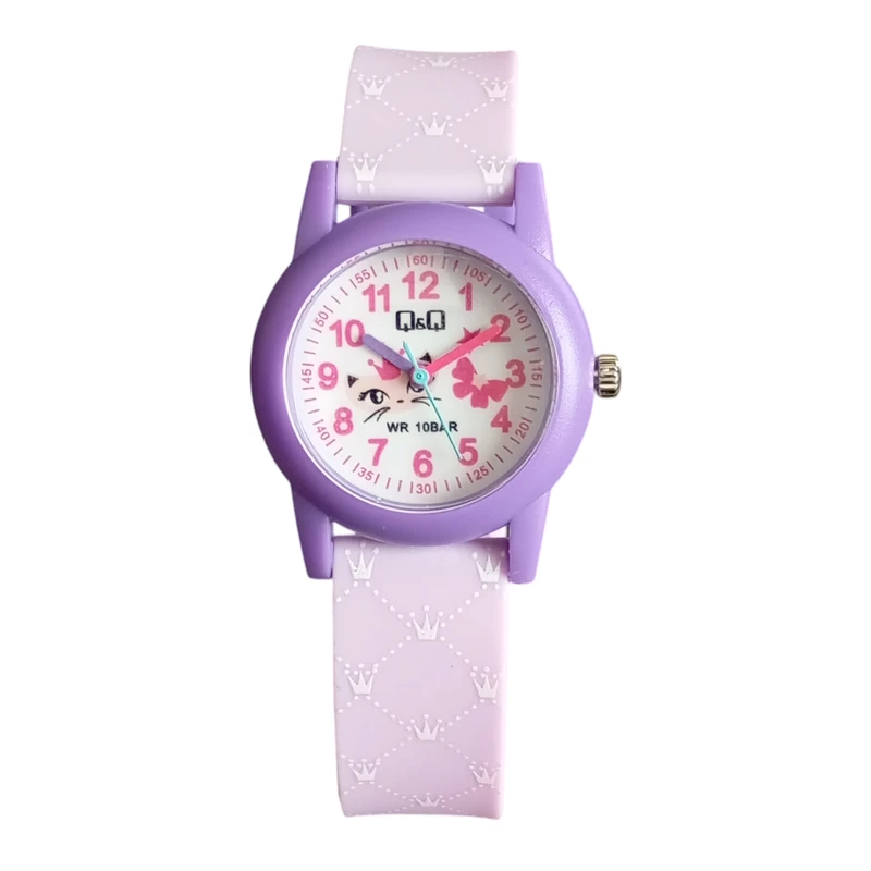 ساعت مچی عقربه ای بچگانه کیو اند کیو مدل VP34J062Y-12