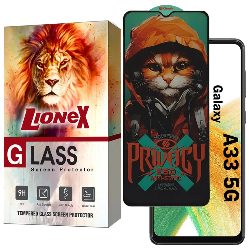محافظ صفحه نمایش لایونکس مدل CATPRVL مناسب برای گوشی موبایل سامسونگ Galaxy A33 5G