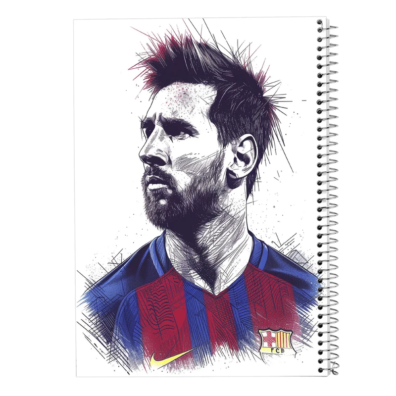 دفتر مشق 50 برگ مدوپد مدل مسی messi کد DF14066