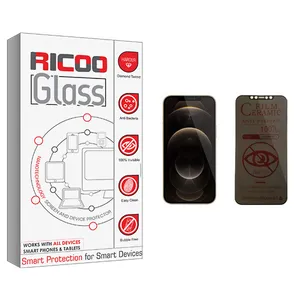 ricoo +HD Privacy Screen Protector For Apple اپل iPhone 12 Pro Max