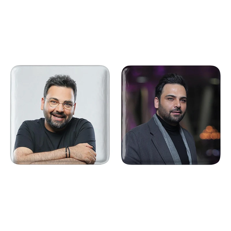 مگنت خندالو مدل احسان علیخانی کد 63716372 مجموعه 2 عددی