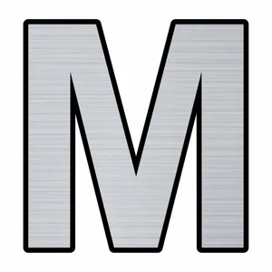 تابلو راهنما مدل حروف M
