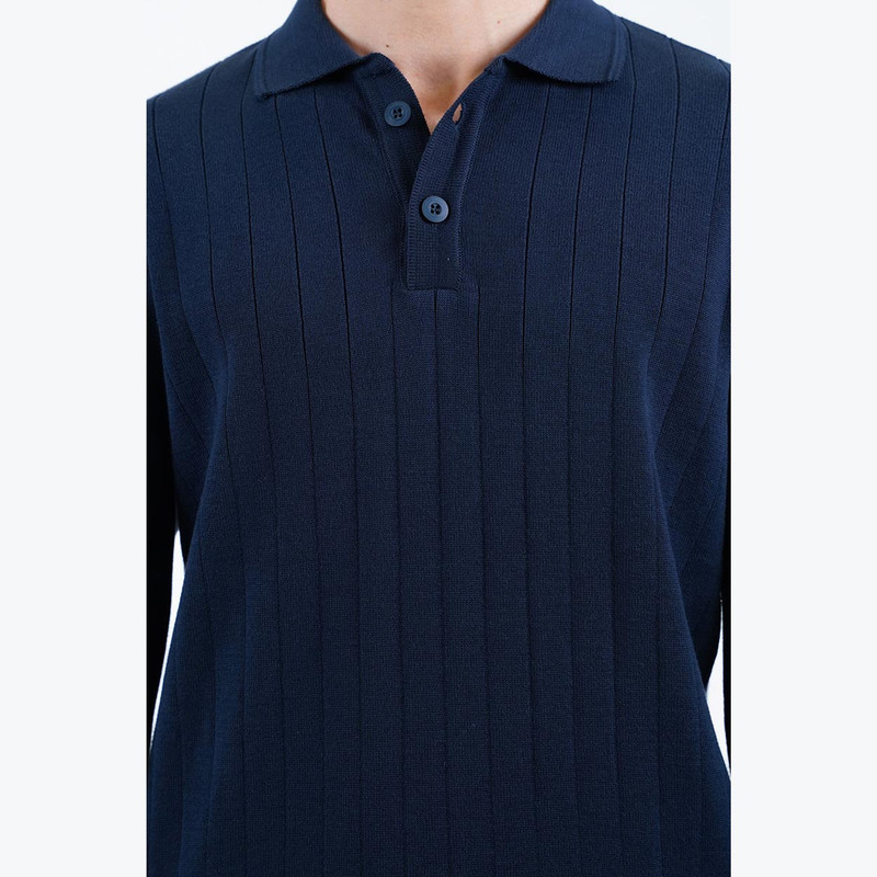 پلیور یقه برگردان مردانه پاتن جامه مدل 304021040006999