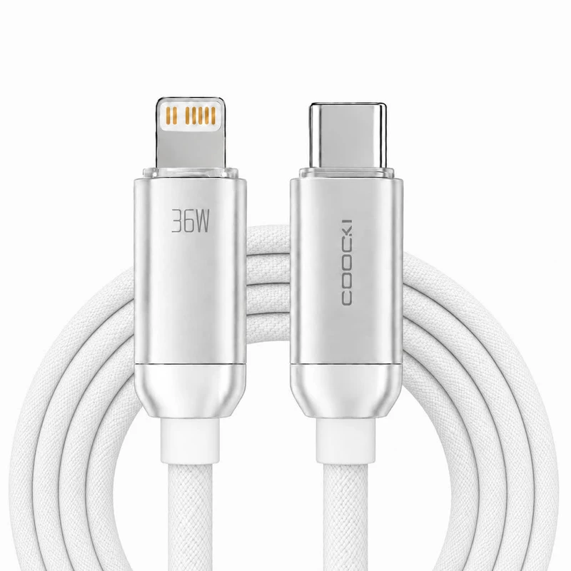 کابل تبدیل USB-C به لایتنینگ توکی مدل hyper-3A با طول ۱متر 