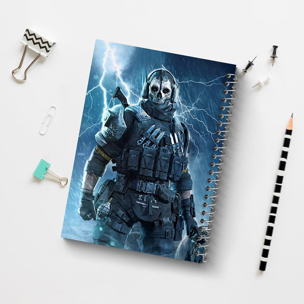 دفتر مشق 50 برگ خندالو مدل بازی کال آف دیوتی مدرن وارفر وارزون گوست کد 26118 دفتر مشق 50 برگ خندالو مدل بازی کال آف دیوتی مدرن وارفر وارزون گوست کد 26118