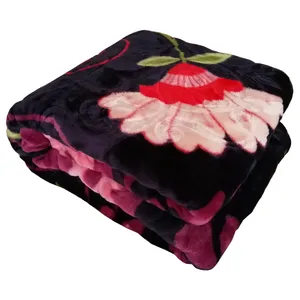  پتو نرمینه بافت مدل نگین کد N-12410 سایز 215×155 سانتی متر 