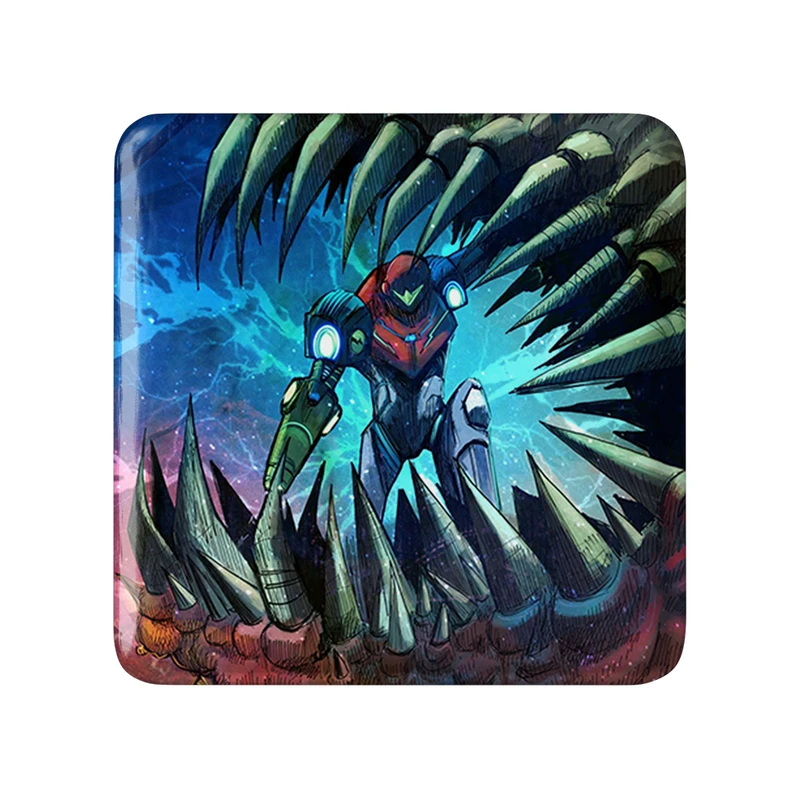 مگنت خندالو طرح بازی متروید (Metroid) مدل مربعی کد 35652