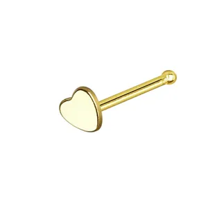 پیرسینگ بینی زنانه مدل قلب کد ۰۴