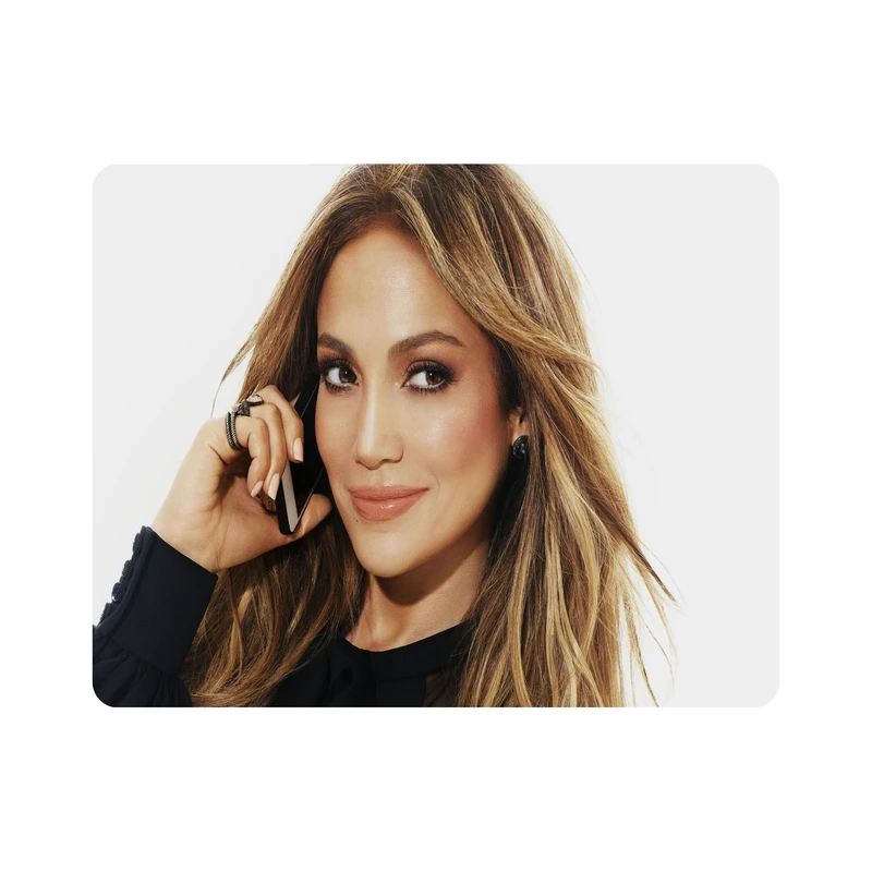 ماوس پد اطلس آبی طرح خواننده جنیفر لوپز  مدل T5793