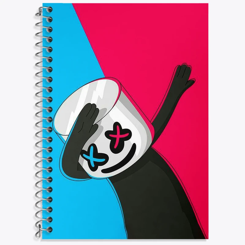 دفتر لغت 50 برگ خندالو طرح مارشملو (Christopher Comstock) کد N2149