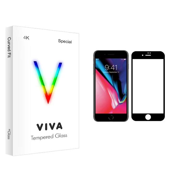 محافظ صفحه نمایش ویوا مدل 4K مناسب برای گوشی موبایل اپل iPhone 8