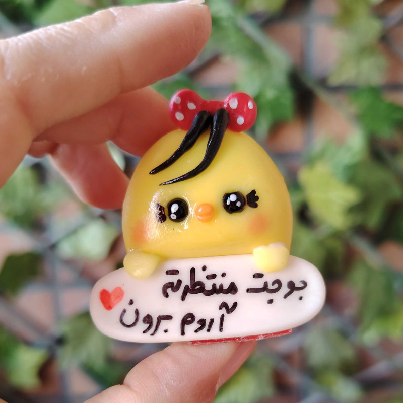 عروسک داشبوردی خودرو طرح جوجه ها مجموعه 3 عددی