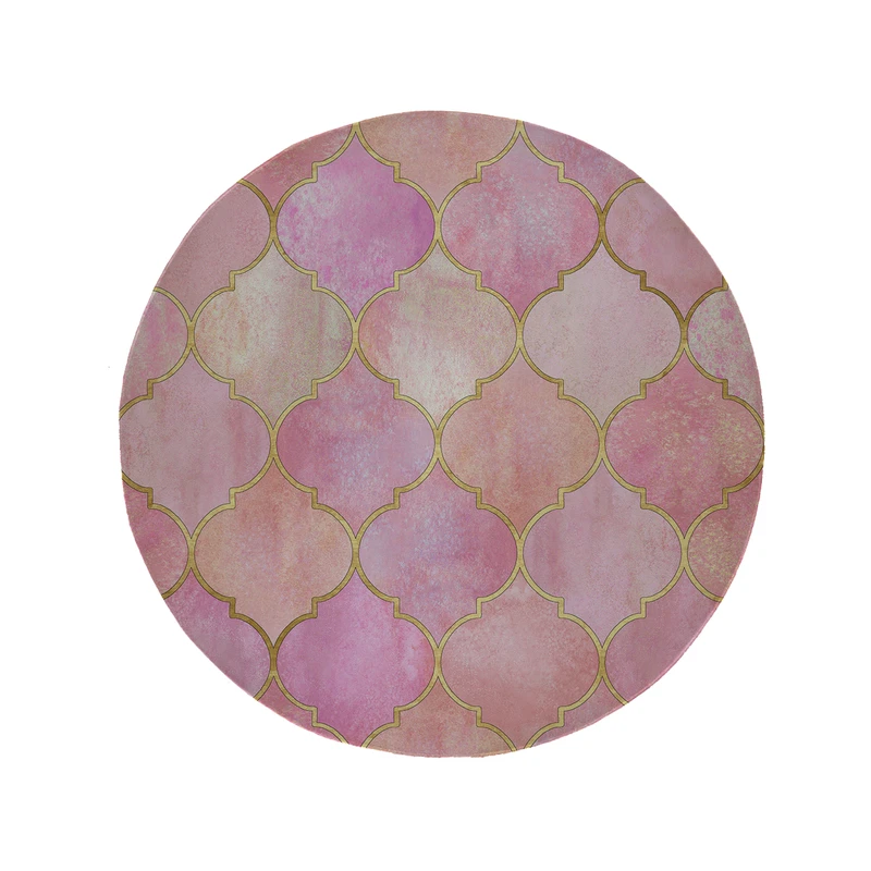 پادری طرح مدرن مدل دایره کد 8616 سایز 90 × 90 سانتی متر