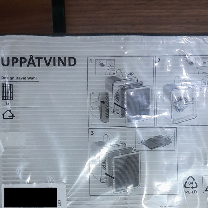 فیلتر تصفیه هوای ایکیا مدل UPPÅTVIND