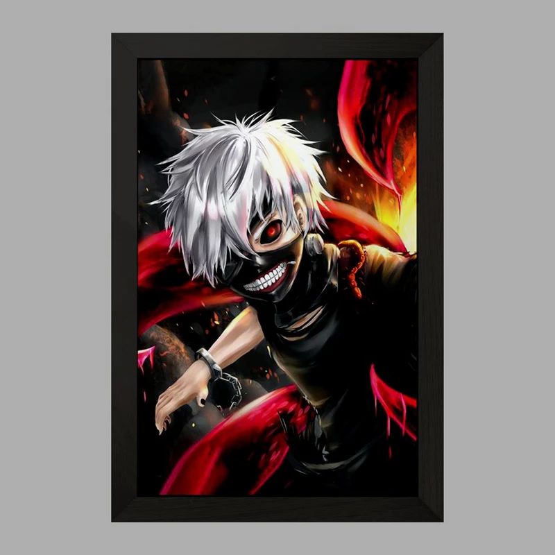 تابلو خندالو مدل کانکی کن انیمه توکیو غول Tokyo Ghoul  کد 11895