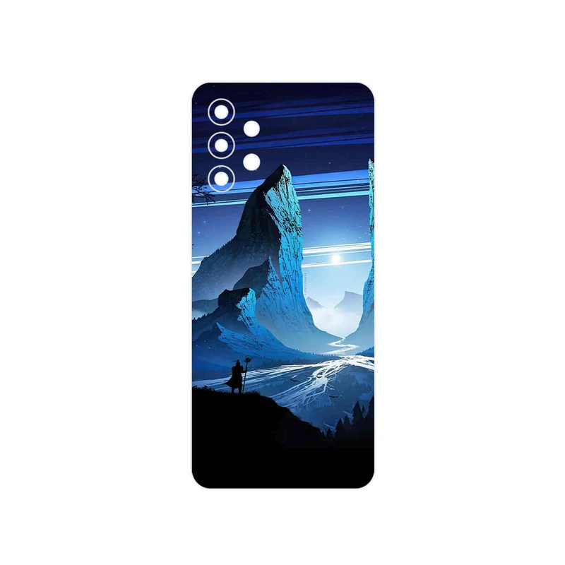 برچسب پوششی ماهوت مدل Blue Mountains Digital Art مناسب برای گوشی موبایل سامسونگ Galaxy A32
