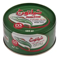 کنسرو ماهی تون با شوید شیلتون - 180 گرم