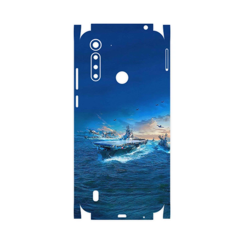 برچسب پوششی ماهوت مدل Warship-FullSkin مناسب برای گوشی موبایل موتورولا Moto G8 Power Lite