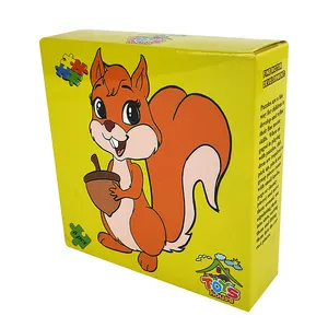 پازل 6 تکه طرح سنجاب کد 17