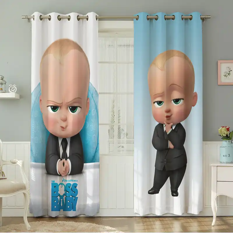 پرده نیروانا طرح کودک مدل مخمل کد 8687 سایز 140×280 سانتی متر